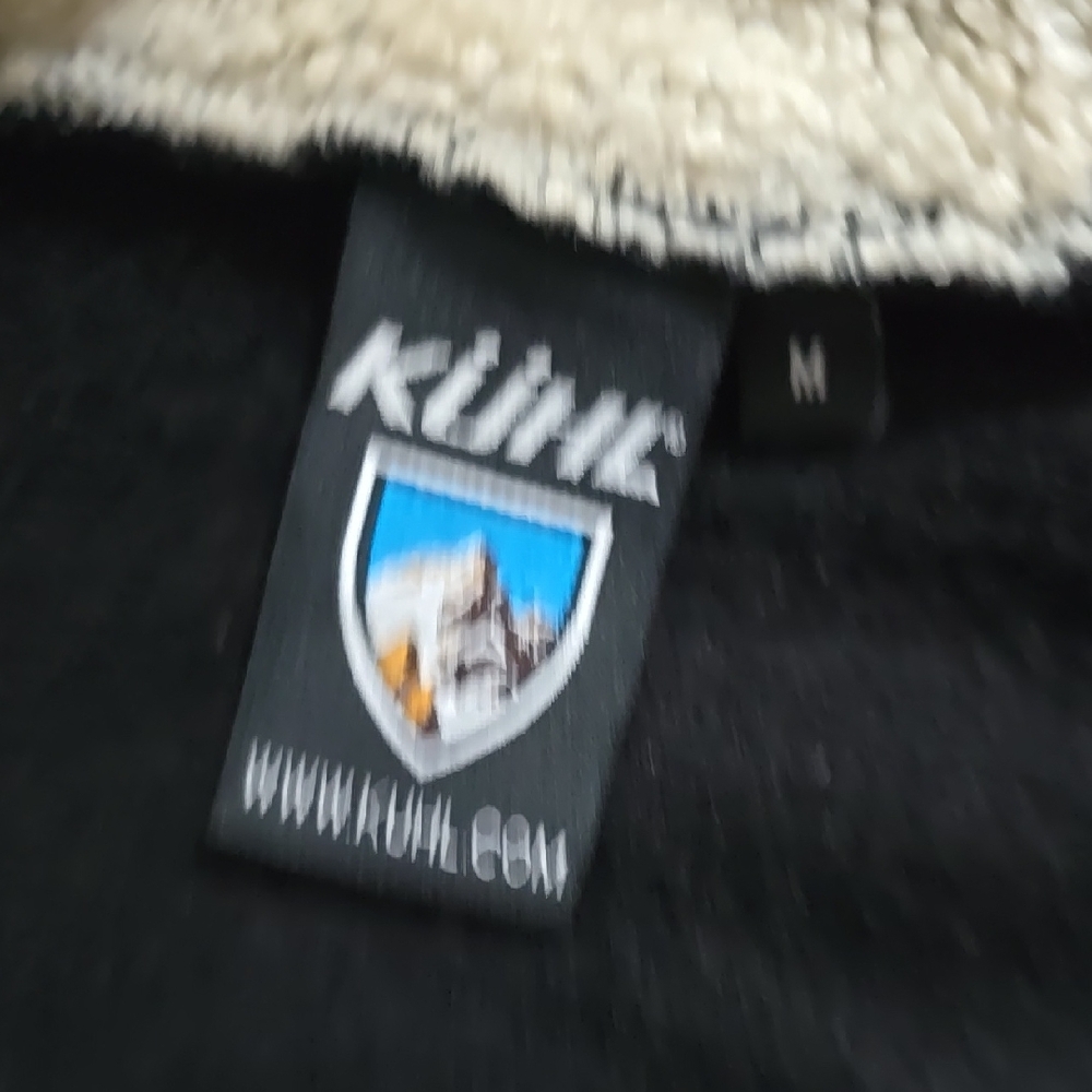 Kuhl Alfpaca Fleece Apres Hoodie Jacket Size M Full Zip Faux Shearling Thumbhole - Picture 3 of 4